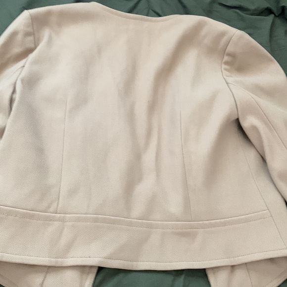 🆕 new J Crew camel tan blazer jacket cropped women’s size 6 slight defect - Picture 6 of 6